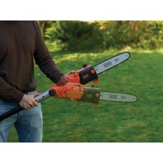 Black & Decker 800W Electric Pole Saw - Powerful & Lightweight 3.8kg for Effortless Trimming!